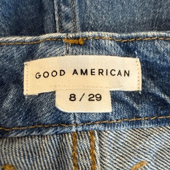 NWT Good American Good 90's Relaxed Loose Jeans Indigo Wash Size 8 / 29 - Picture 8 of 15